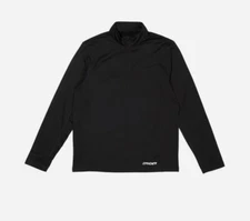 NEW Spyder Men’s Base Layer 1/2 Zip Medium Black MSRP $49