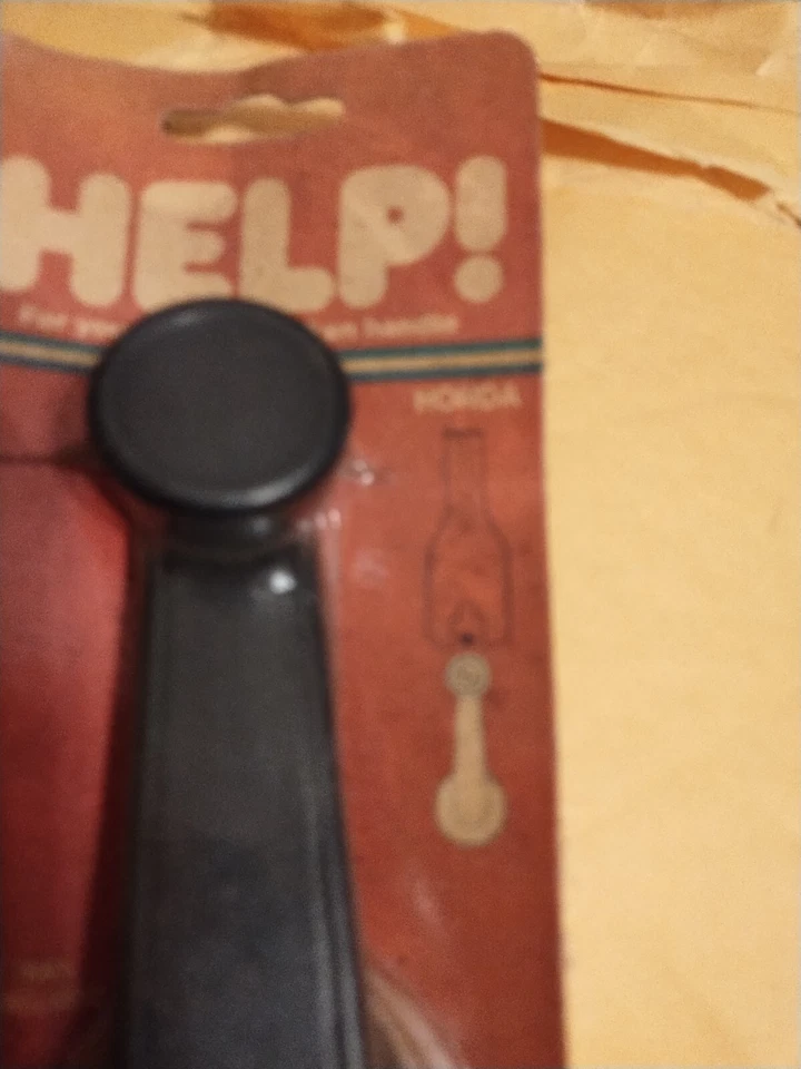 Manivela de ventana de puerta interior Honda Accord Civic 1979-83 nueva negra izquierda derecha Foto 2 de 3