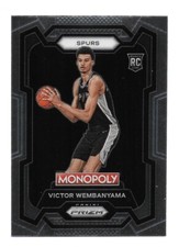 2023-24 Panini Prizm Monopoly Victor Wembanyama Rookie RC Base Card Spurs