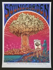 Soundgarden Lollapalooza EMEK 2010 1st Edition Signed AP Chicago Poster Print