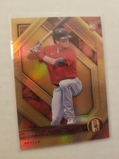 2021 Chronicles Gold Standard Bobby Dalbec #1 Boston Red Sox - FREE SHIPPING