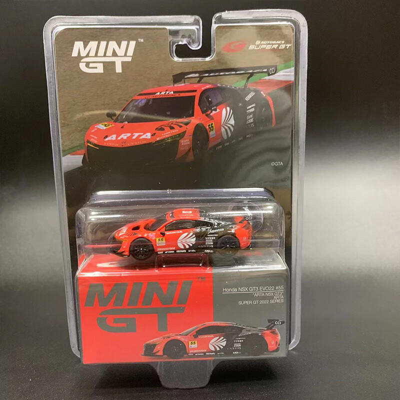MINIGT 1:64 Model Car Honda NSX GT3 EVO22 #55 ARTA 2022