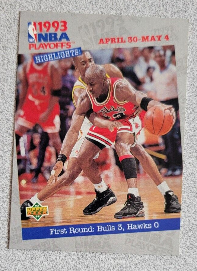 1993-94 Upper Deck - NBA Playoffs Highlights #180 Michael Jordan