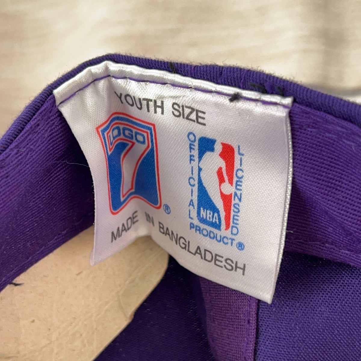 Phoenix Suns Hat Youth Boys Purple Orange Logo 7 Adjustable NBA