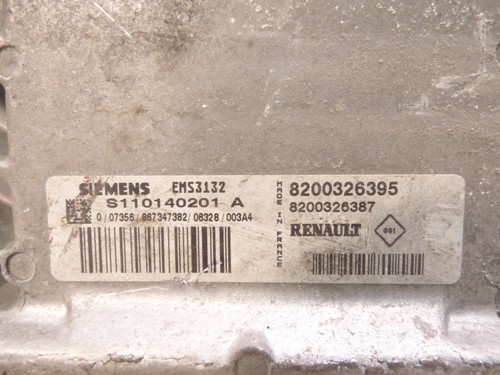 Centralina motore RENAULT CLIO 2003 8200326395 8200326387 - Foto 5 di 5