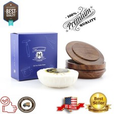 Premium Quality Wooden Shaving Bowl/ Soap Bowl and Shaving Soap