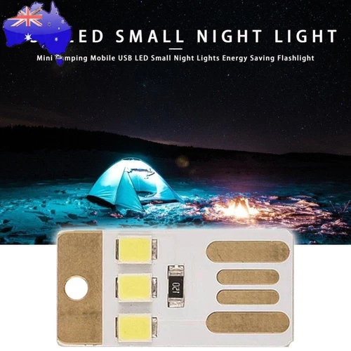 10x Mini Slim Mobile LED Lamp Small Lights Outdoor Camping Barbecue Night Lights