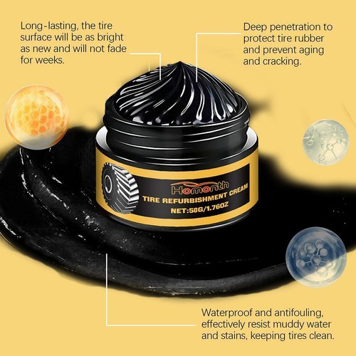 Tire Shine Coating Tyre Gloss Hydrophobic Sealant Wax Lasting UK. Long T0Z7 J5X8 - Foto 12 di 16