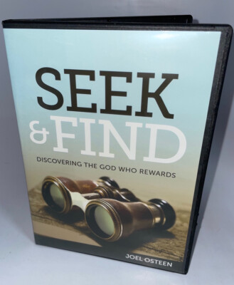 SEEK AND FIND Discovering the God Who Rewards By Joel Osteen! (4 CD Set)