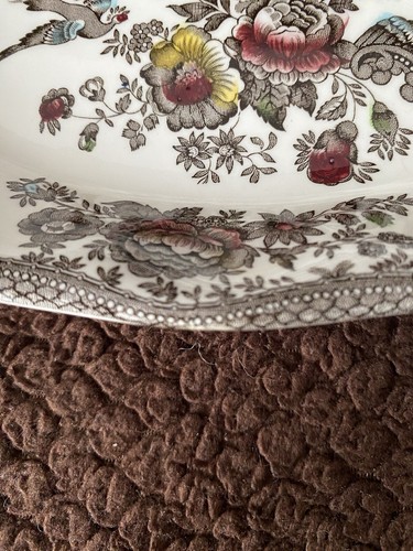 Enoch Wedgwood Oriental Pheasants Side Dish 20 x 14 Cm. VGC Used. - Picture 2 of 12
