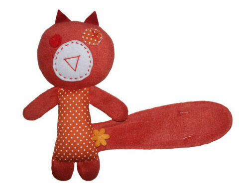 LES ENTRECHATS peluche orange 25 cm ISIDORE