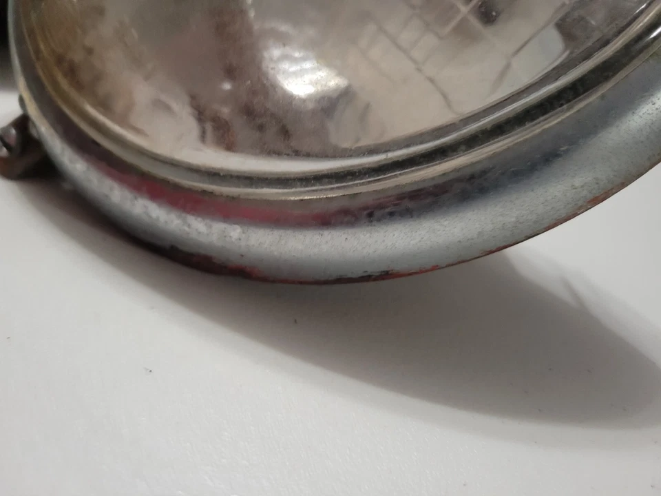 54-66 VW Volkswagen Beetle Hella conjuntos de faros cubo lente anillo de ajuste OEM Foto 4 de 4