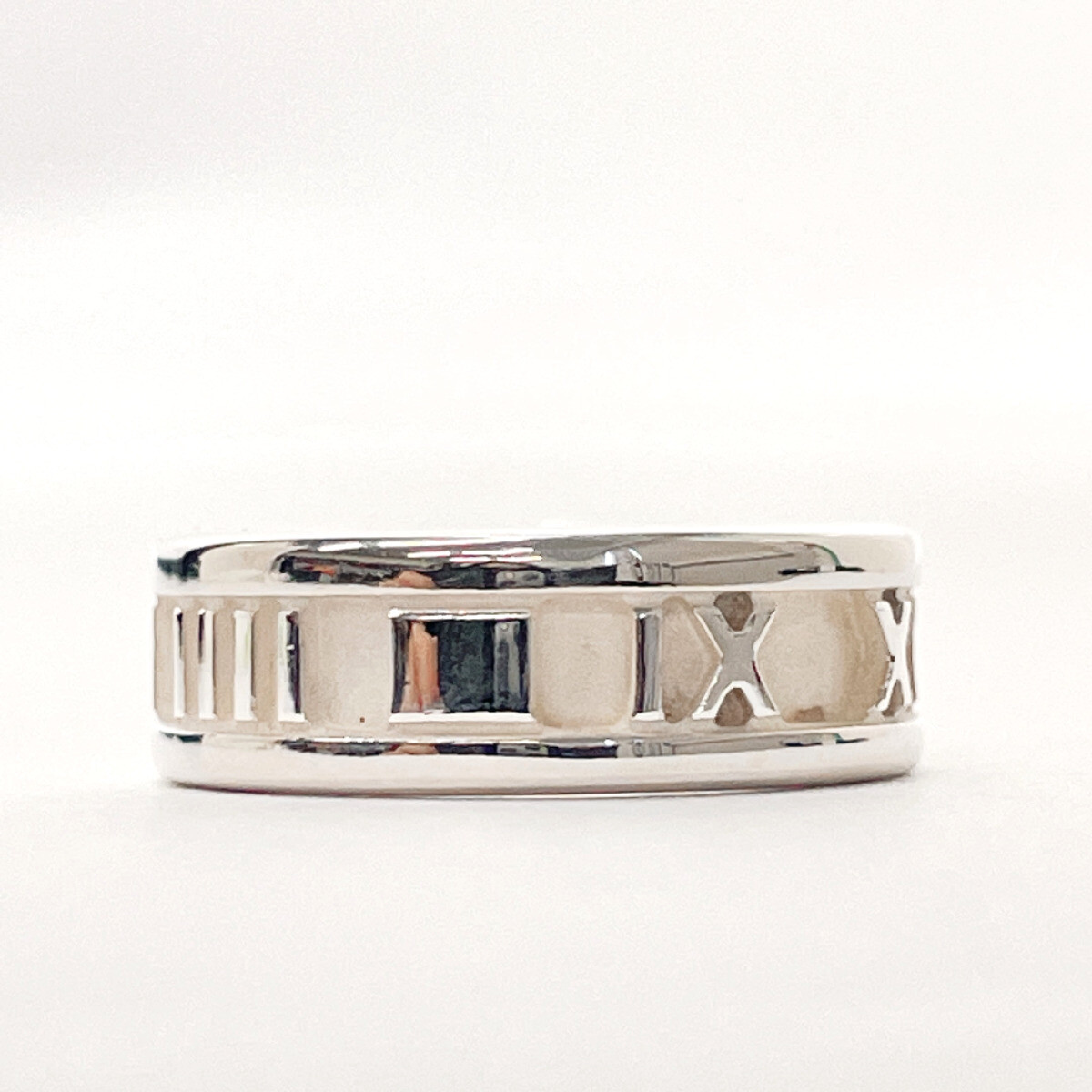 TIFFANY&Co. Ring Atlas Silver925 Women 4.5(US Size) | eBay