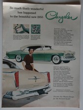 CHRYSLER 1955 magazine advertisement - English - USA - ST1002000518