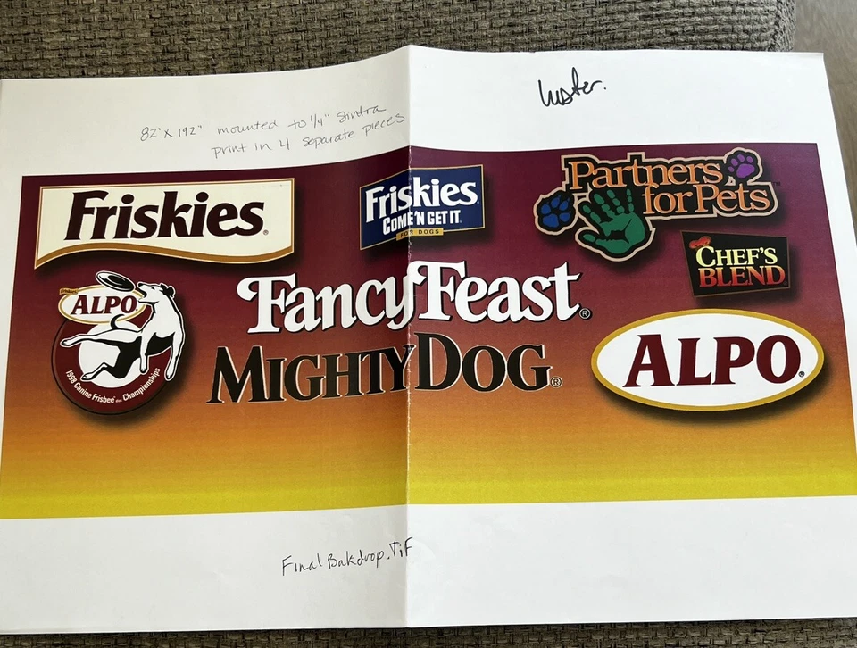 Friskies Dog Food, Art, Vtg Negative 8” X 10” Production Advertising - Image 2 of 4