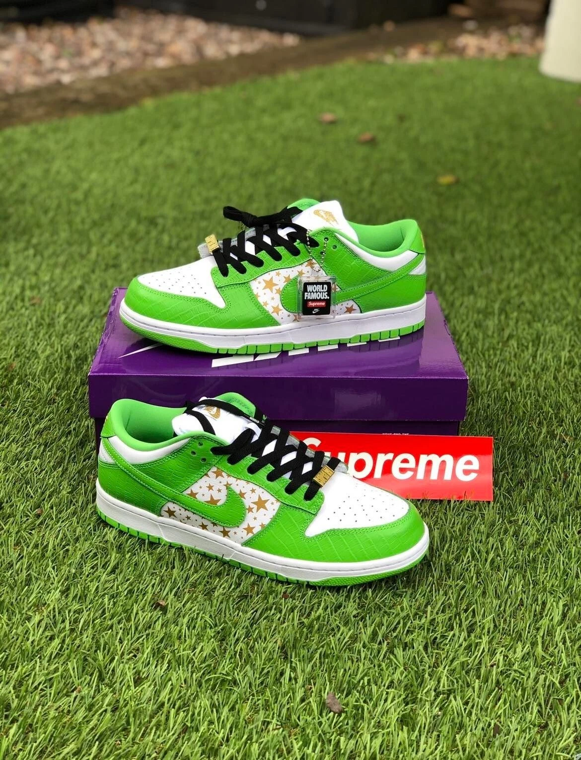 Nike SB Supreme Dunk « Mean Green » UK8 BNIBWT