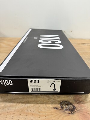 Vigo VG02008MB Gramercy 1.8 GPM Pull-Down Kitchen Faucet, Matte Black *READ*