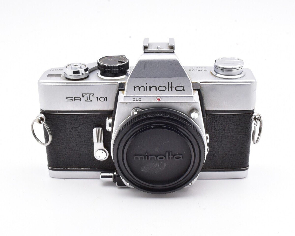 【美品 良品】MINOLTA SRT101 フィルムカメラ Minolta SRT 101 Silver 35mm SLR Film Camera Body with Body Cap