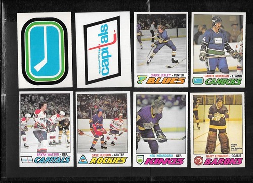 1977-78 OPC O PEE CHEE NHL HOCKEY CARD ERROR VARIATION 265-396 & INSERT SEE LIST - Picture 162 of 365