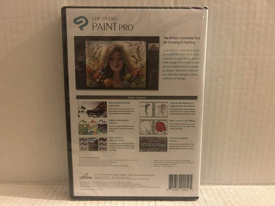 CELSYS Clip Studio Paint Pro The Artist's Complete Tool for Drawing & Painting - Image 3 of 4