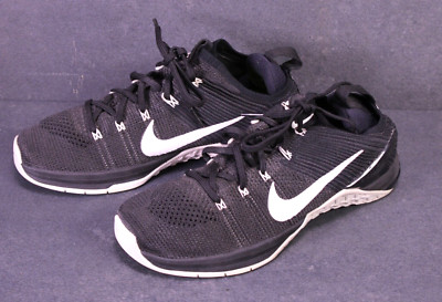 Nike Metcon DSX Flyknit 2 Sneaker Sportschuhe Gr. 38,5 Mesh schwarz weiß  BSS357