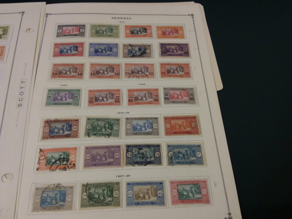 Senegal Serbia to 1940 Stamp Collection on pages eBay