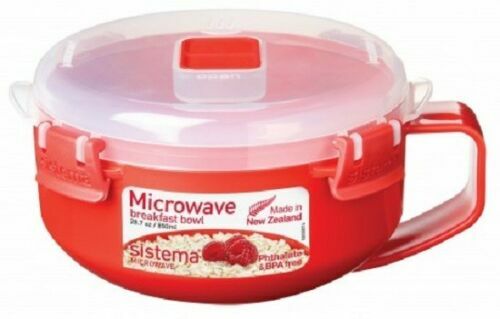 Sistema Microwave Lunch Box Container Hot Food Bowl Porridge Plastic Mug Klip It - Picture 28 of 40