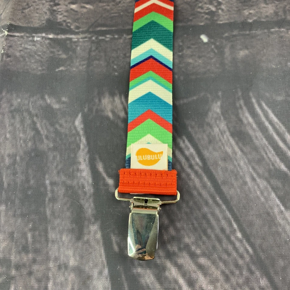 Ulubulu Universal Pacifier Clip Trees Stripes Design Personalize Christmas - Image 2 of 4
