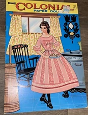 COLONIAL LITTLE WOMEN PAPER DOLLS BOOK NEW UNCUT SAALFIELD Rare Vintage