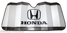 Honda Bubble Reflec Car Sun Shade Protector Visor Logo Windshield Window Fold Up