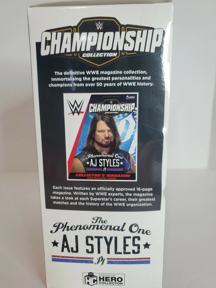 WWE Championship Collection AJ STYLE Hero Collector 6" FIGURA Revista Nuevo  Foto 4 de 4