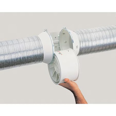 Soler & Palau Td-150 Mixed Flow Duct Fan, 6 In. Dia.