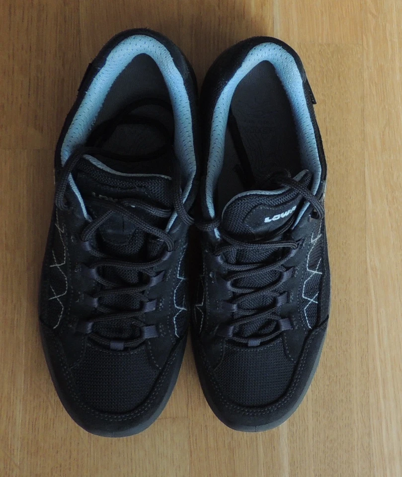 LOWA Toledo GTX Damen Wanderschuh Halbschuh Trecking Gr. 40 anthrazit gebrauct