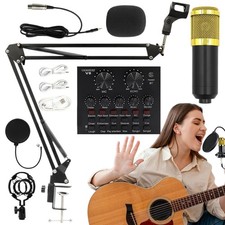Recording Microphone Set Professional Live Streaming Equipment User Friendly
