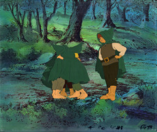 THE LORD OF THE RINGS: ORIGINAL RALPH BAKSHI ANIMATION CELS w/ Free Autograph