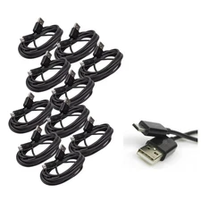 10X 3FT MICRO USB DATA SYNC CHARGER CABLE BLACK DROID HTC EVO ONE NEXUS KINDLE
