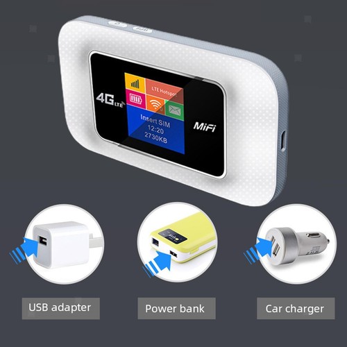 Routeur WiFi Mobile Portable 4G LTE 300 Mbps - Hotspot SIM Débloqué Avec Batterie 3200mAh
