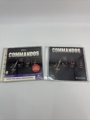Commandos: Behind Enemy Lines (PC CD, 1998) CIB