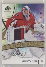 2020-21 SP Game Used Authentic Rookies Gold 31/65 Vitek Vanecek #127 Patch u0h