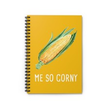 New Me So Corny Gardening Journal Organic Food Planner Spiral Notebook Gift