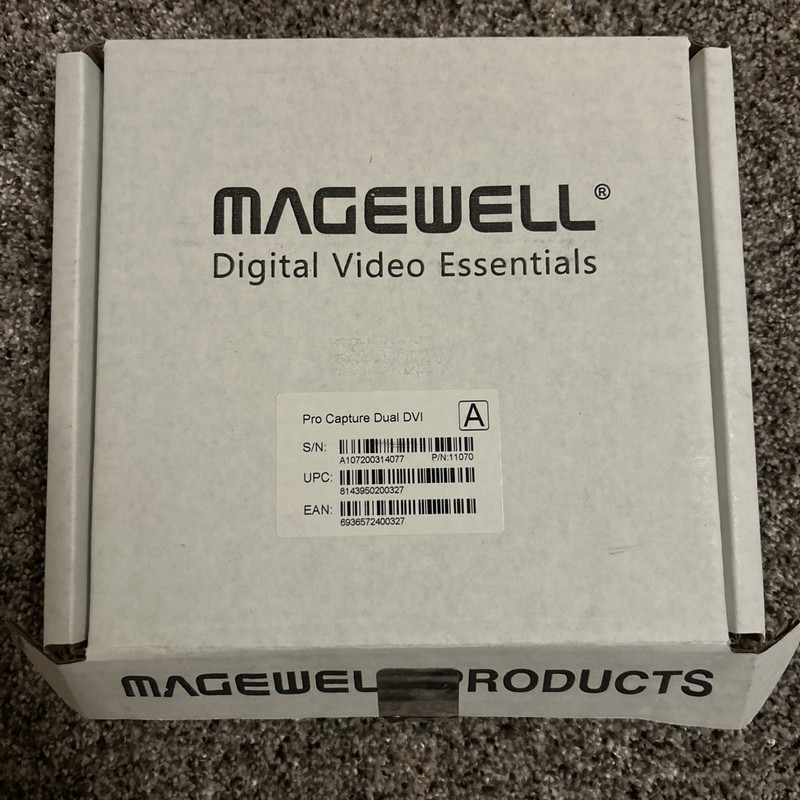 Magewell Pro Capture Dual DVI Video Capture Card 2 DVI Ports