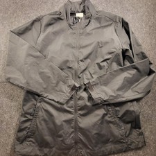Nike Golf Jacket Black Windbreaker Men's XL Full Zip