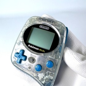 Nintendo Pokemon Mini Console Wooper Blue w/ Shock Tetris [Excellent]