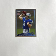 Matthew Stafford Topps Chrome 2009 Rookie Card #TC210 Lions NFL RC. rookie card picture