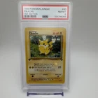 1999 POKEMON TCG JUNGLE #60/64 PIKACHU 1ST EDITION-REGULAR PSA 8