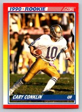 1990 Score #645 Cary Conklin Rookie Card Washington Huskies. rookie card picture