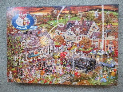 Mike Jupp's I LOVE AUTUMN - Puzzle in urkomischer Qualität - 1000 Teile