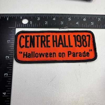 Vtg 1987 CENTRE HALL ''Halloween On Parade'' Pennsylvania Embroidered Patch 50TY