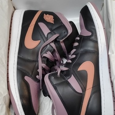 Jordan Air Jordan 1 Mid SE Black Sky J Mauve Leather Mid Top Men's FB9911-008