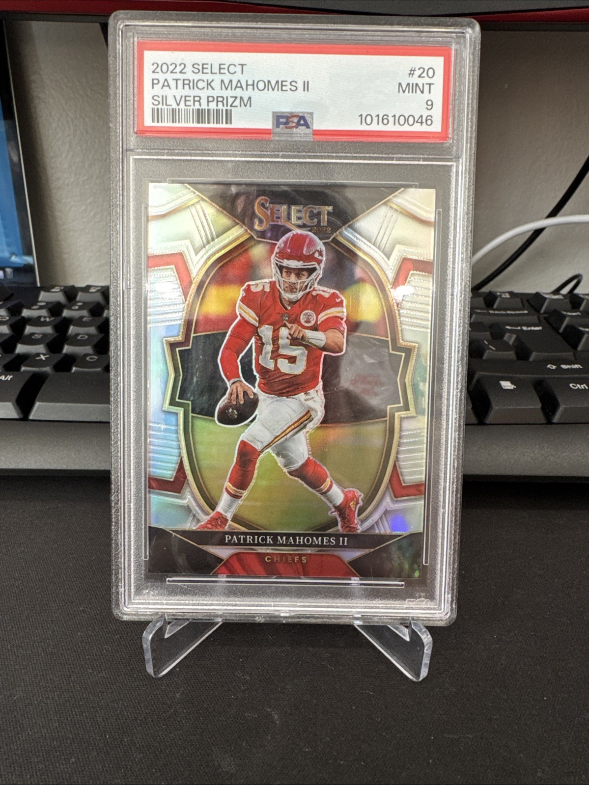 2022 Panini Select - Concourse Patrick Mahomes II #20 Silver Prizm